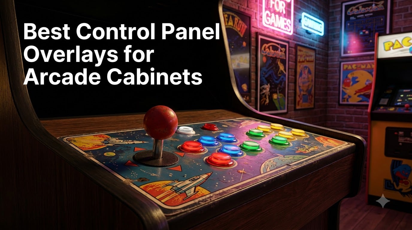 Best Control Panel Overlays for Arcade Cabinets