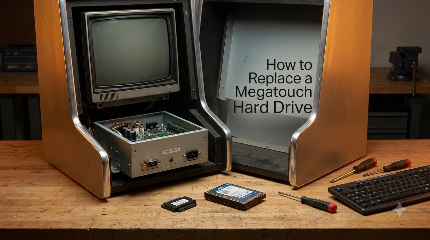How to Replace a Megatouch Hard Drive