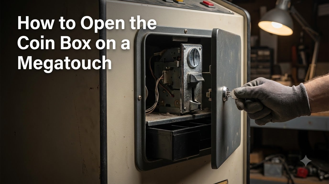 How to Open the Coin Box on a Megatouch