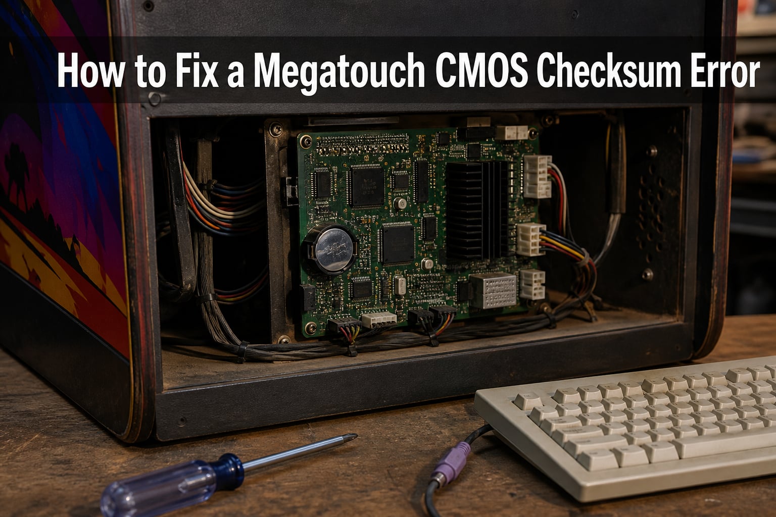How to Fix a Megatouch CMOS Checksum Error