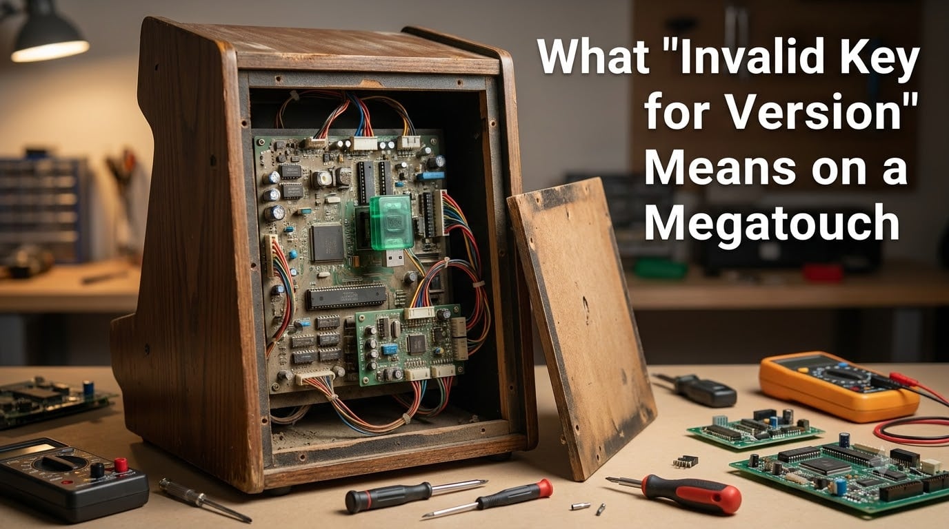 What "Invalid Key for Version" Means on a Megatouch