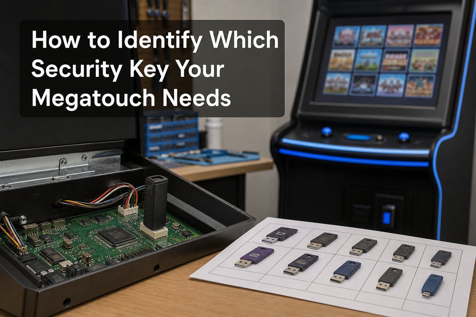 How to Identify Which Security Key Your Megatouch Needs