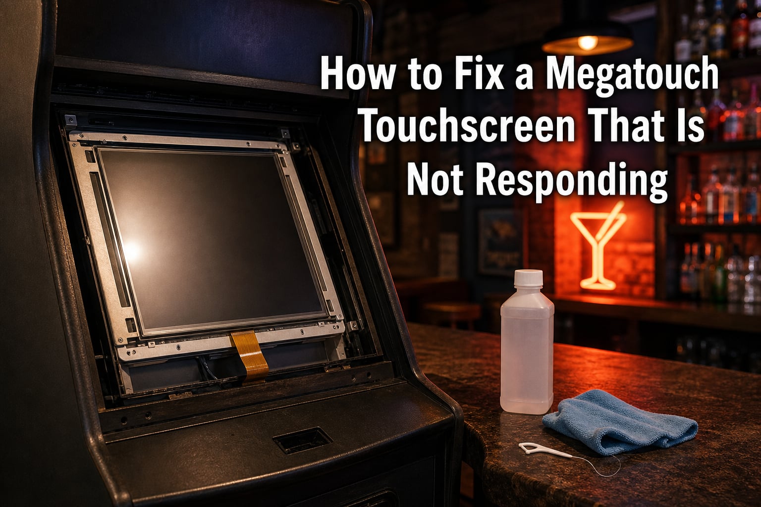 How to Fix a Megatouch Touchscreen That Is Not Responding