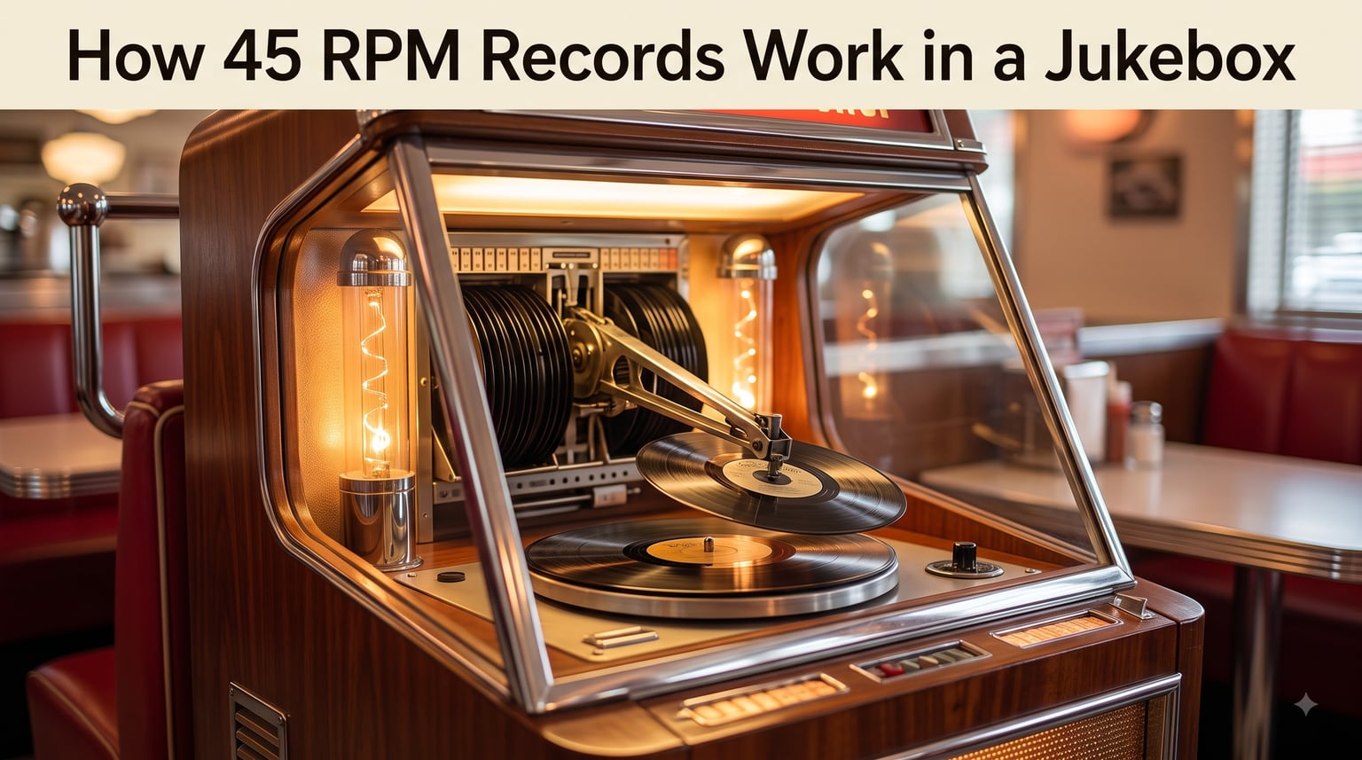 How 45 RPM Records Work in a Jukebox
