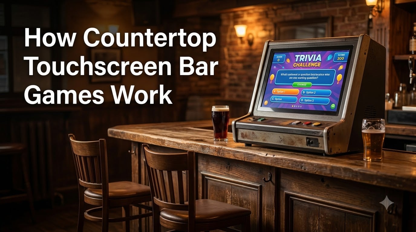 How Countertop Touchscreen Bar Games Work