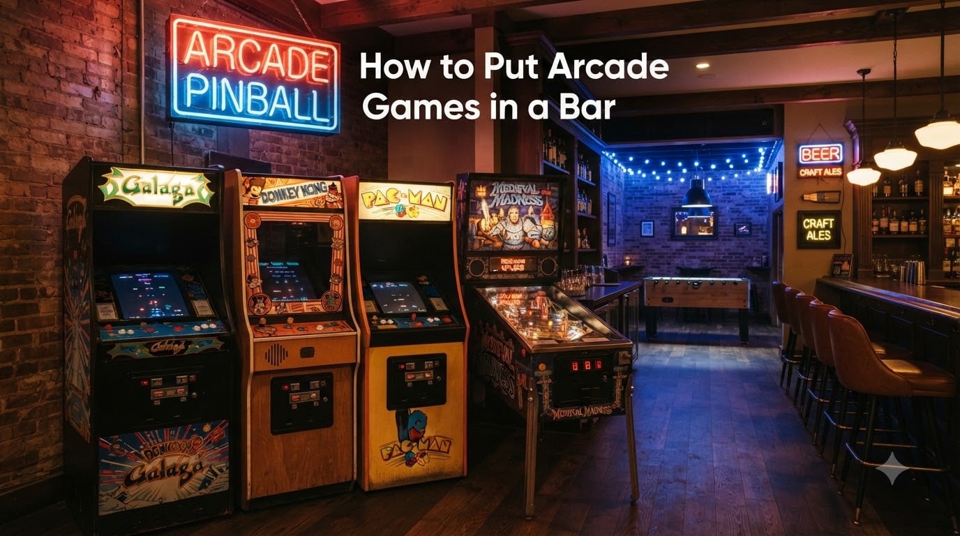 How to Put Arcade Games in a Bar