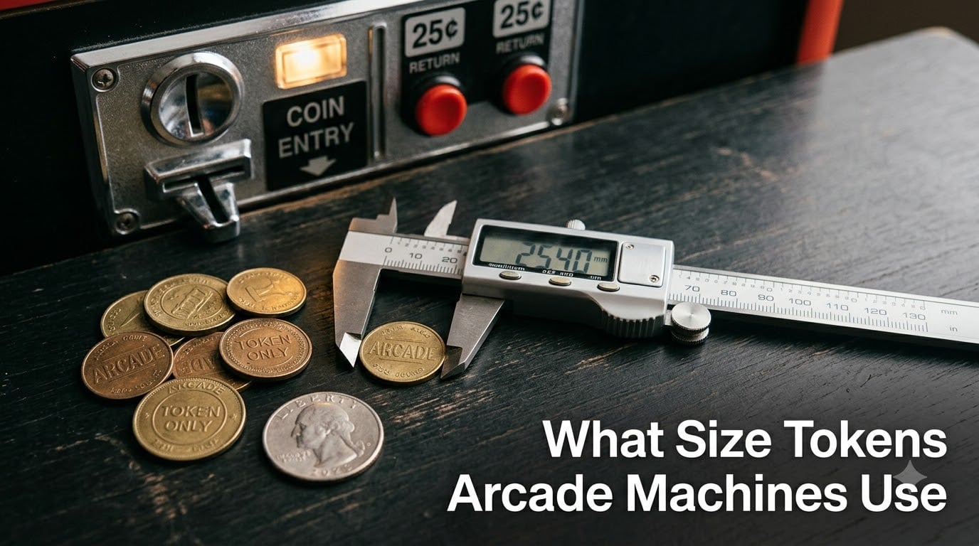 What Size Tokens Arcade Machines Use