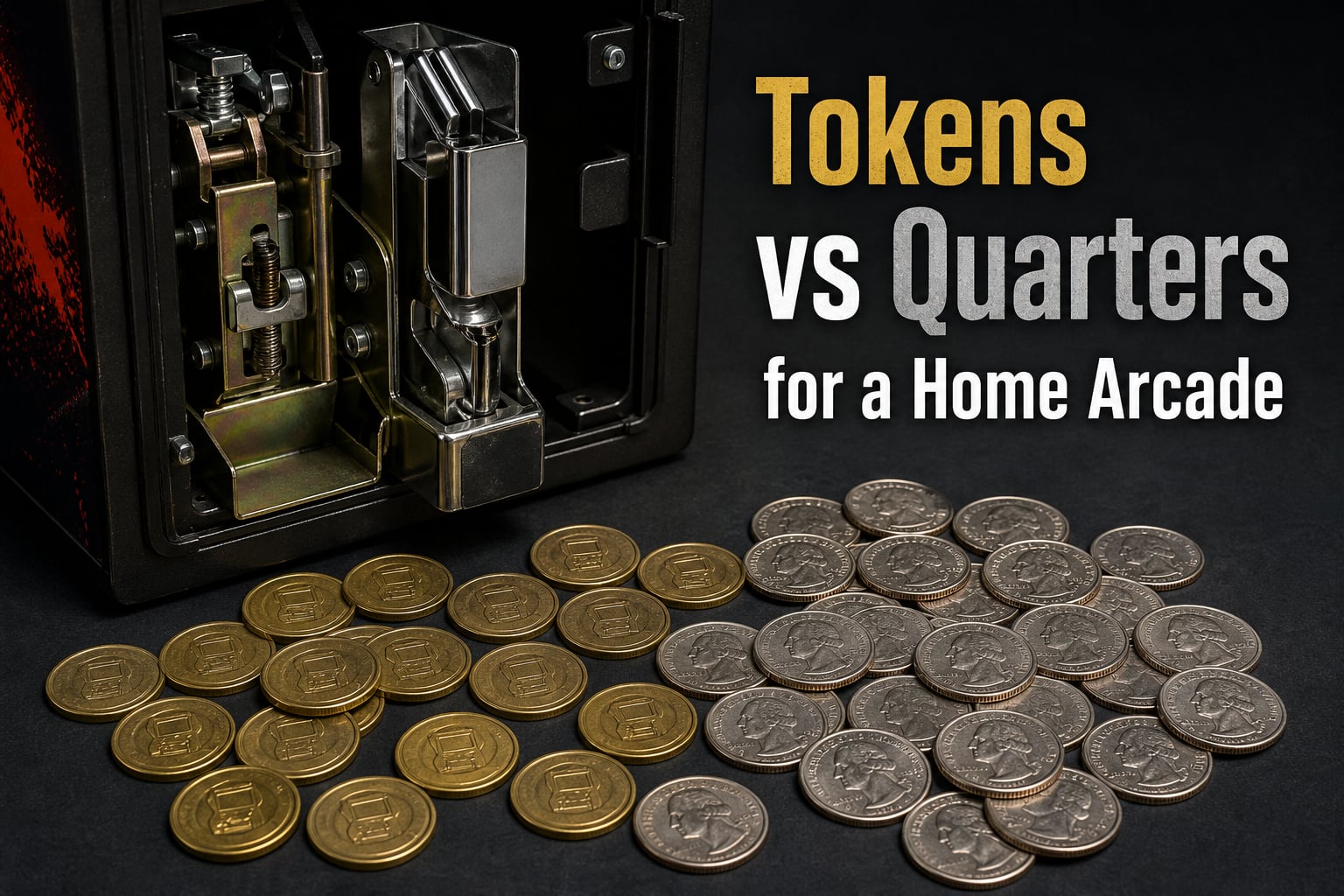 Tokens vs Quarters for a Home Arcade