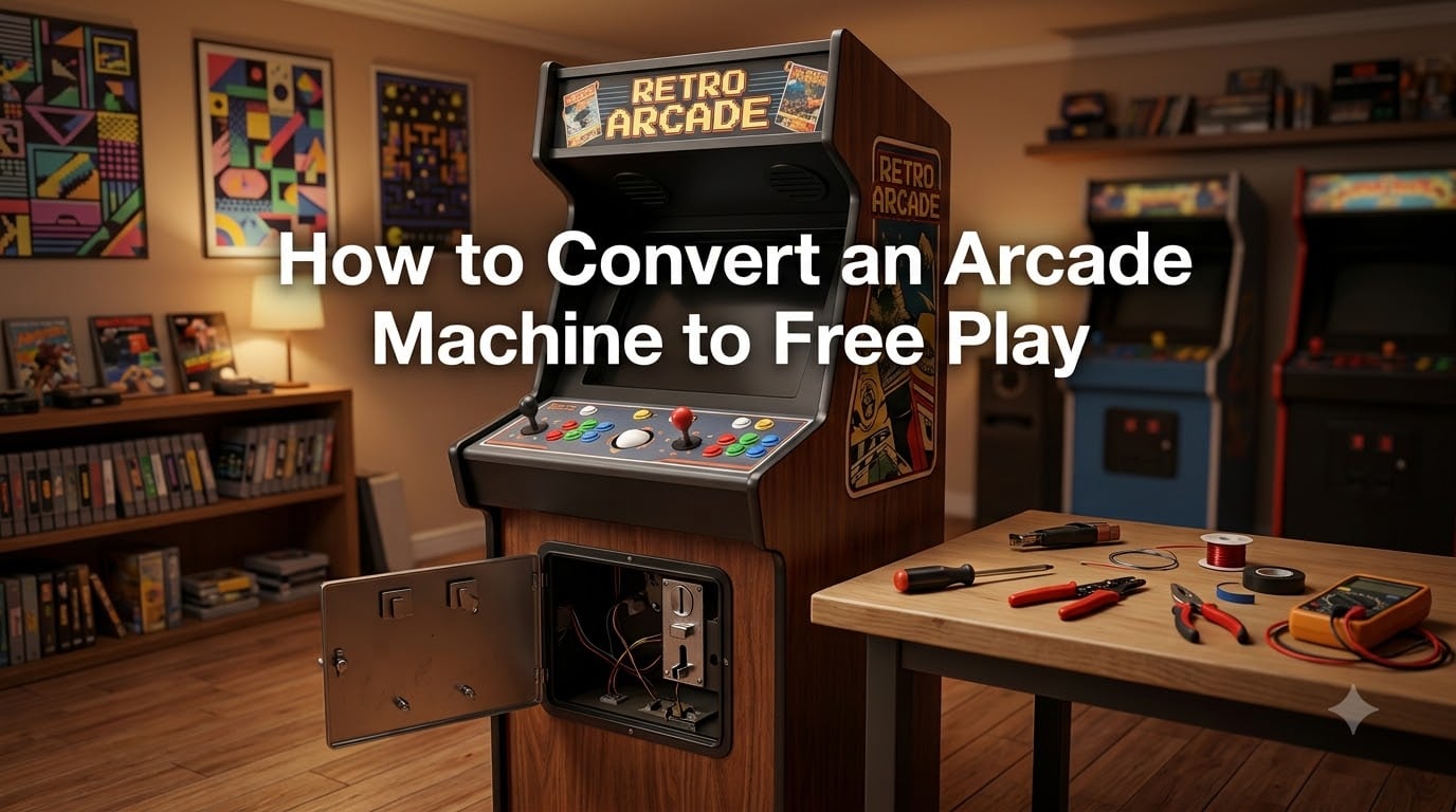 How to Convert an Arcade Machine to Free Play