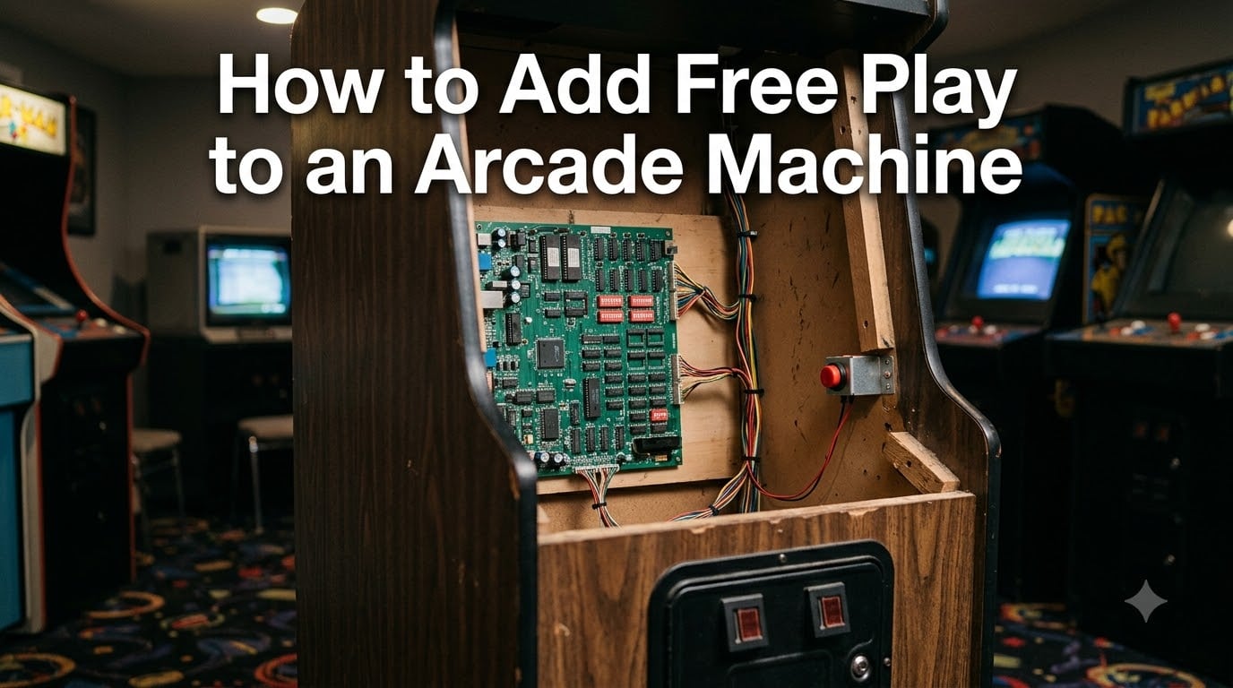 How to Add Free Play to an Arcade Machine