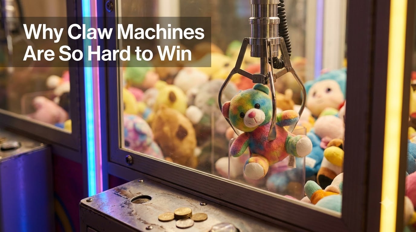 Why Claw Machines Are So Hard to Win