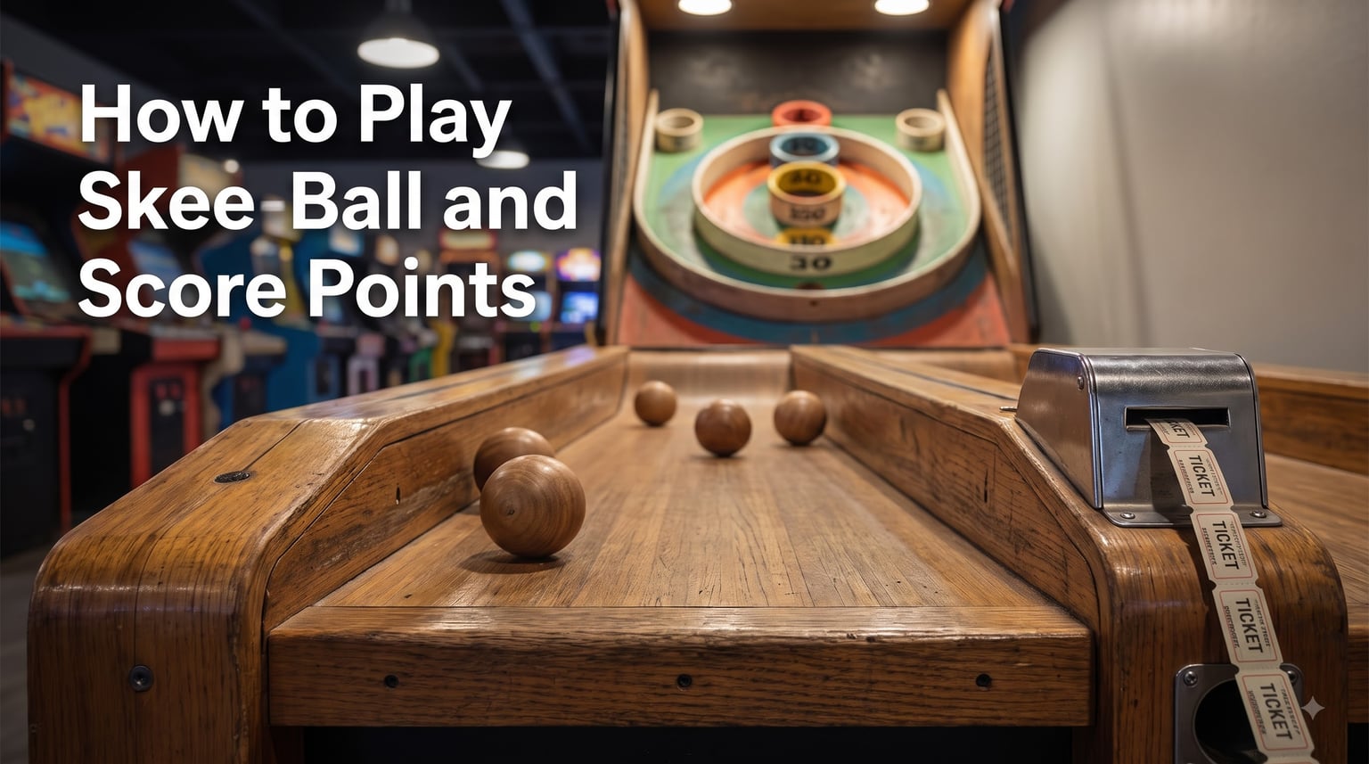 How to Play Skee-Ball and Score Points