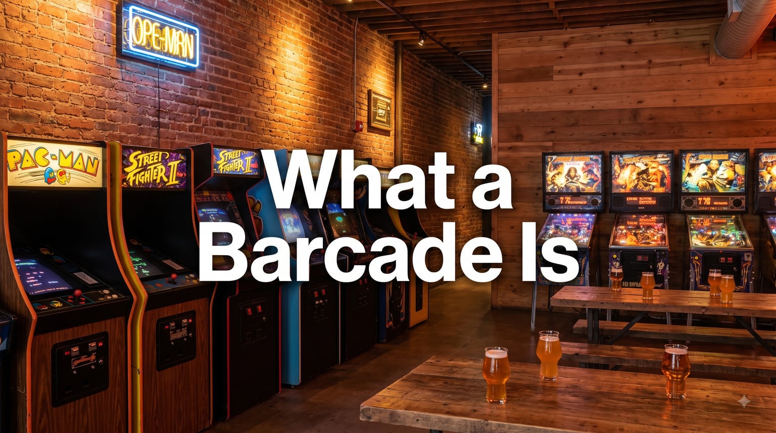 What a Barcade Is