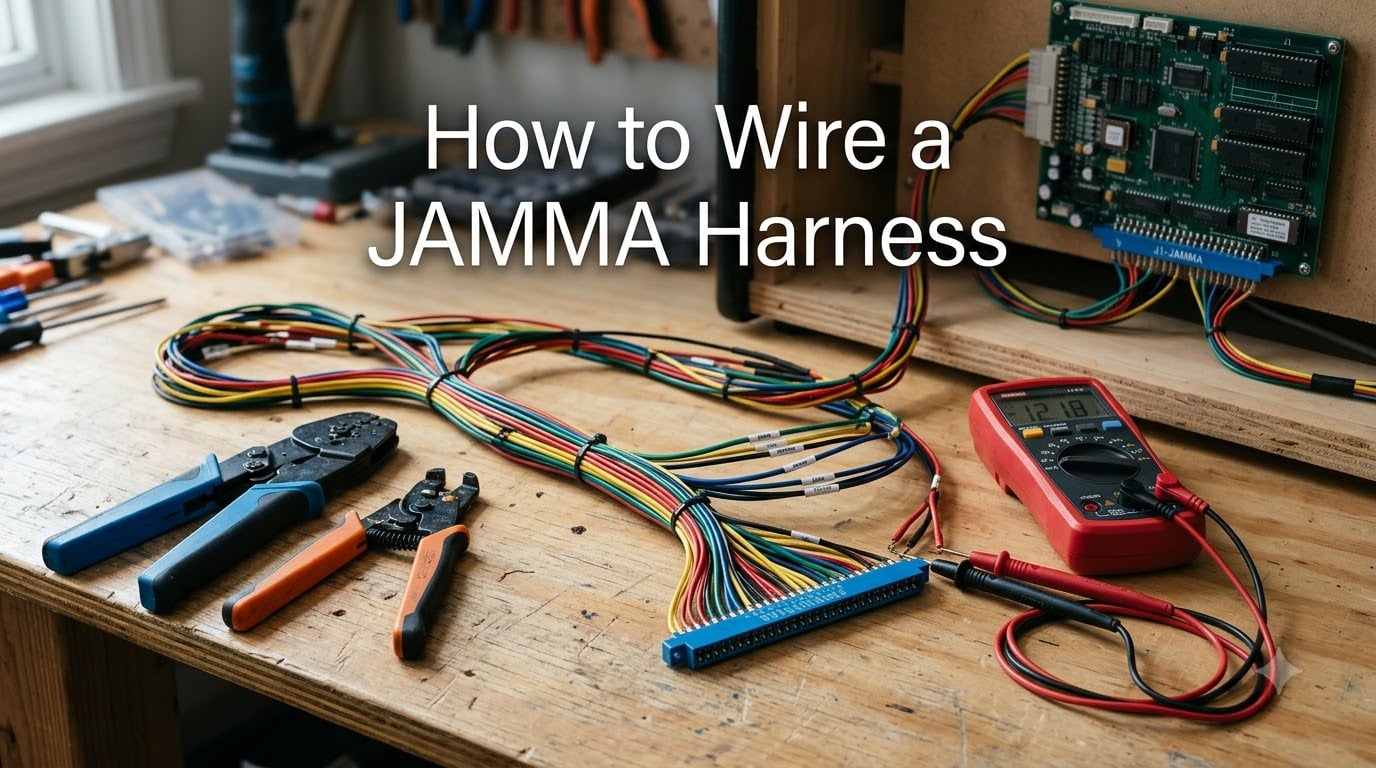 How to Wire a JAMMA Harness