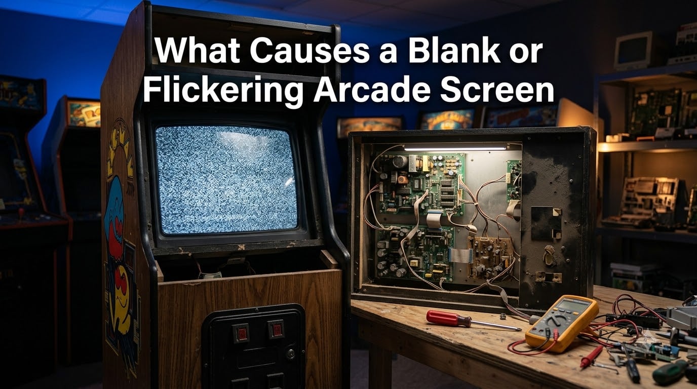 What Causes a Blank or Flickering Arcade Screen