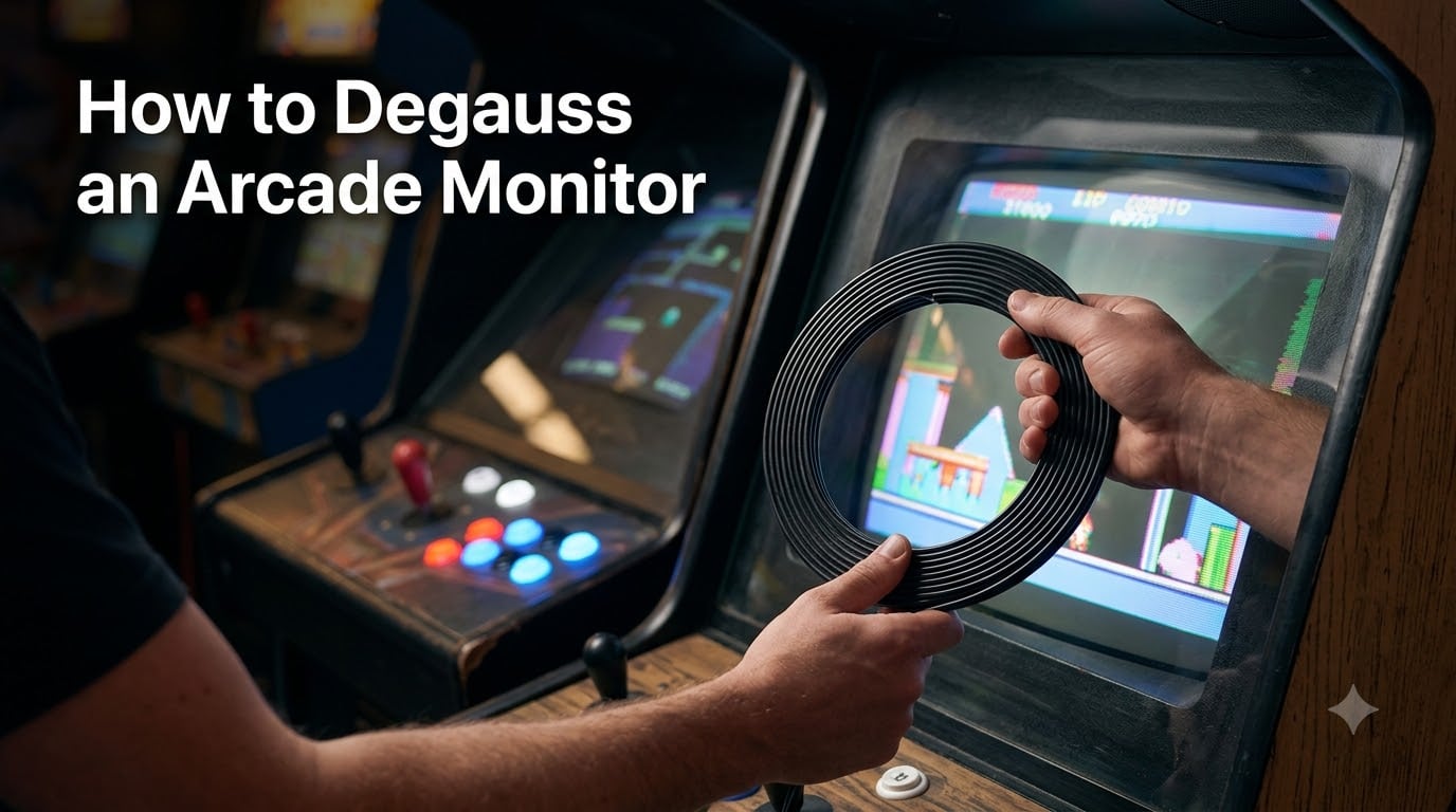 How to Degauss an Arcade Monitor