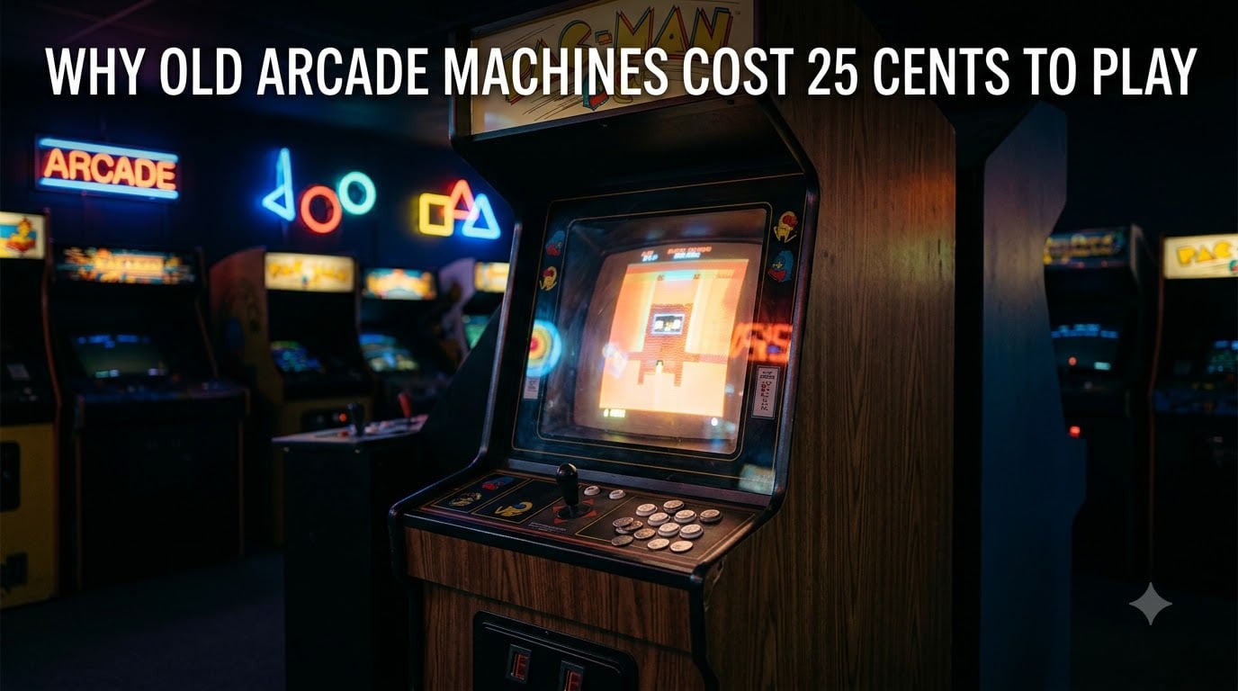 Why Old Arcade Machines Cost 25 Cents to Play
