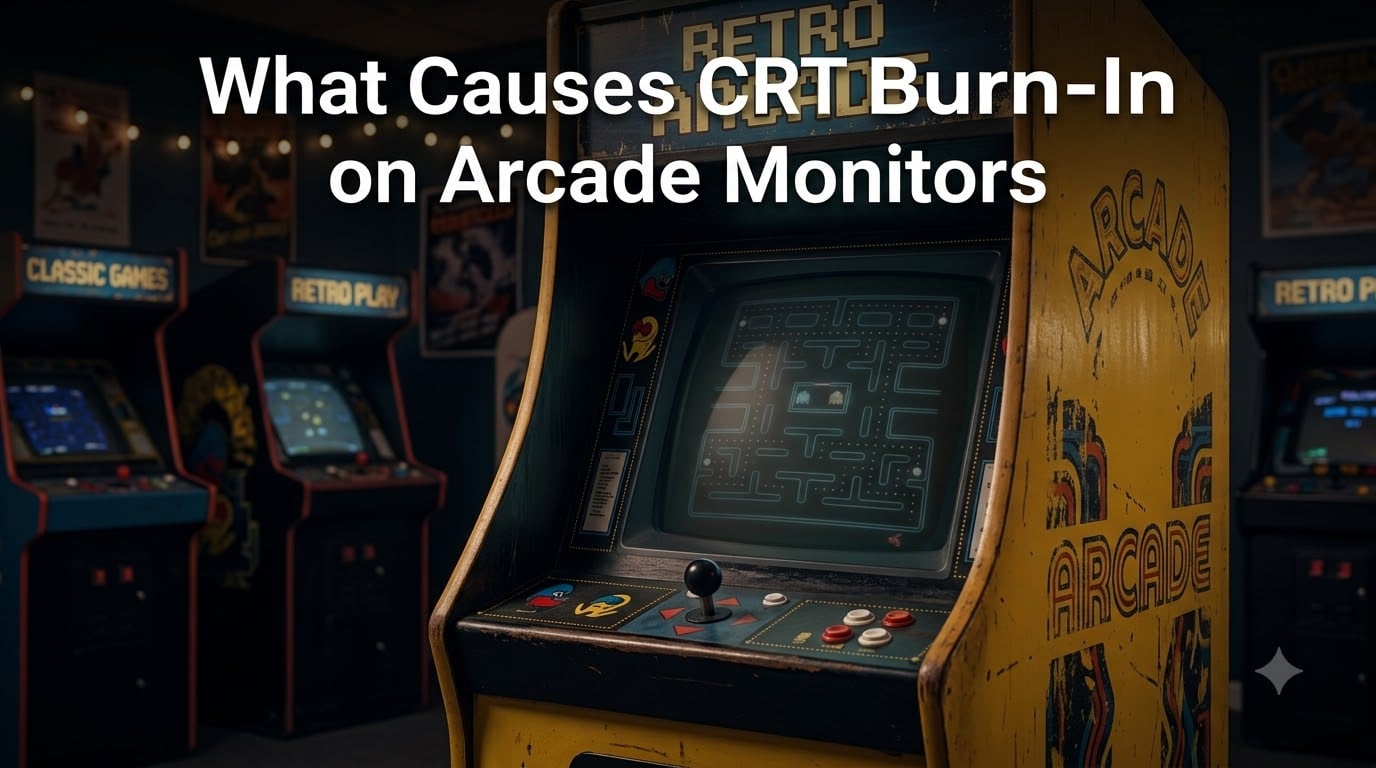 What Causes CRT Burn-In on Arcade Monitors