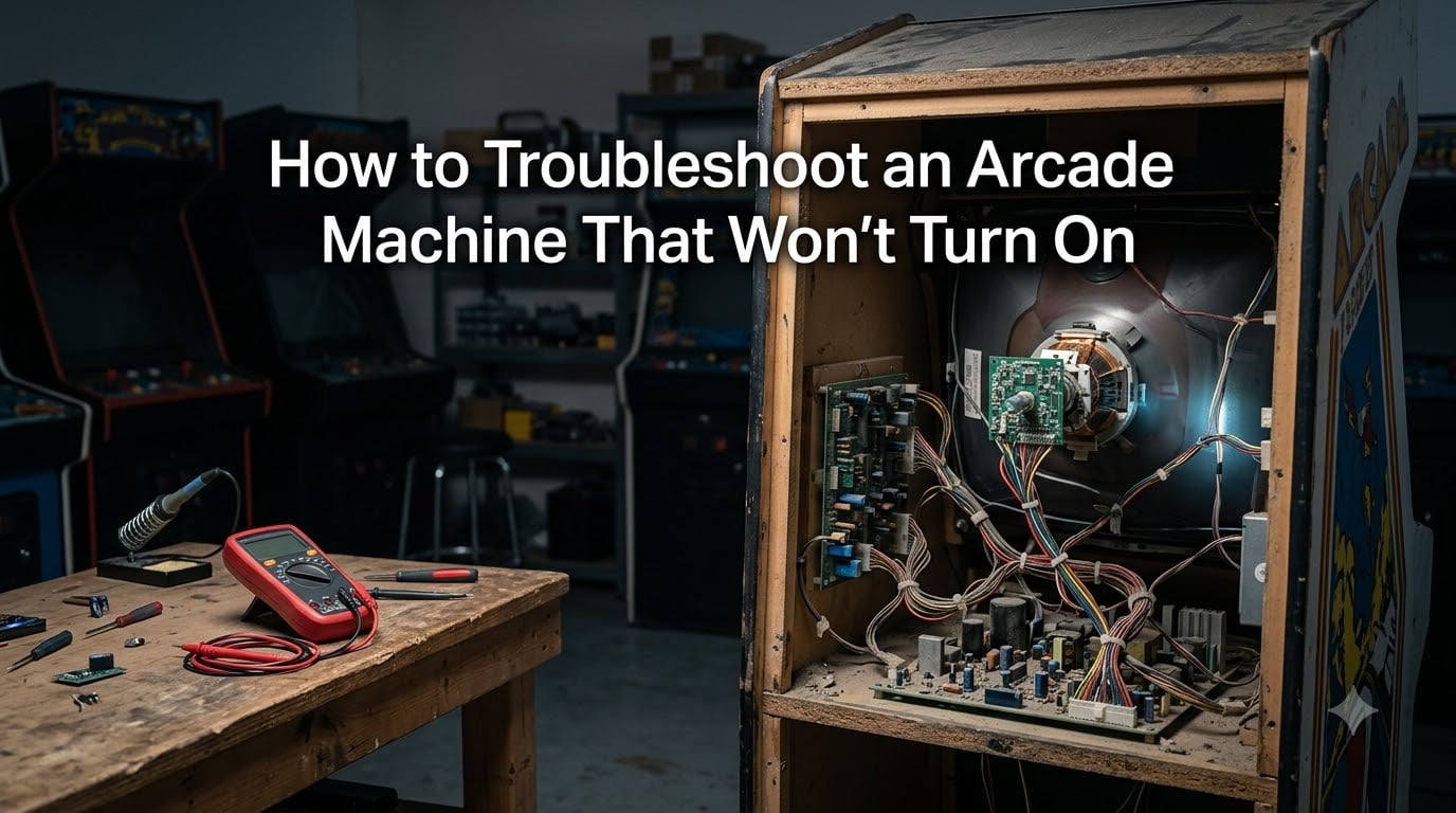 How to Troubleshoot an Arcade Machine That Won't Turn On