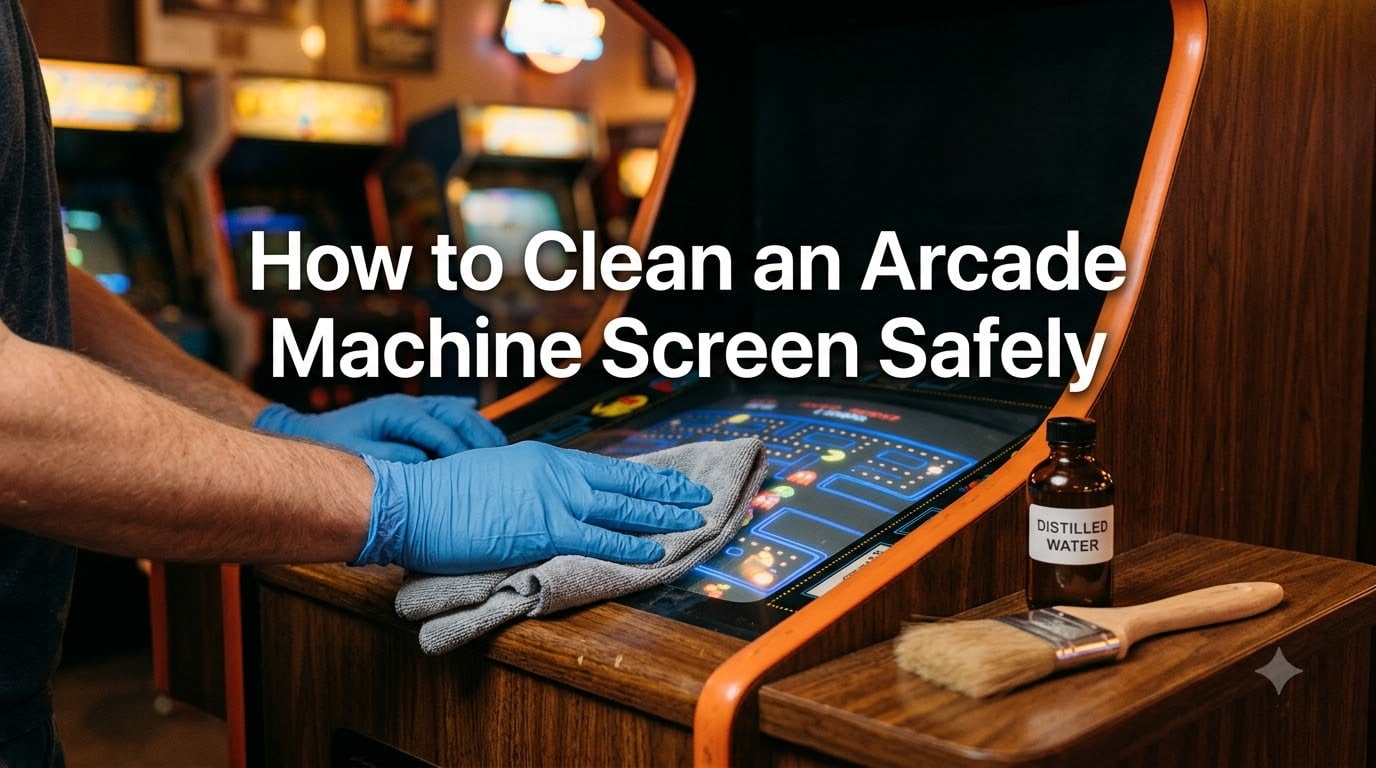How to Clean an Arcade Machine Screen Safely