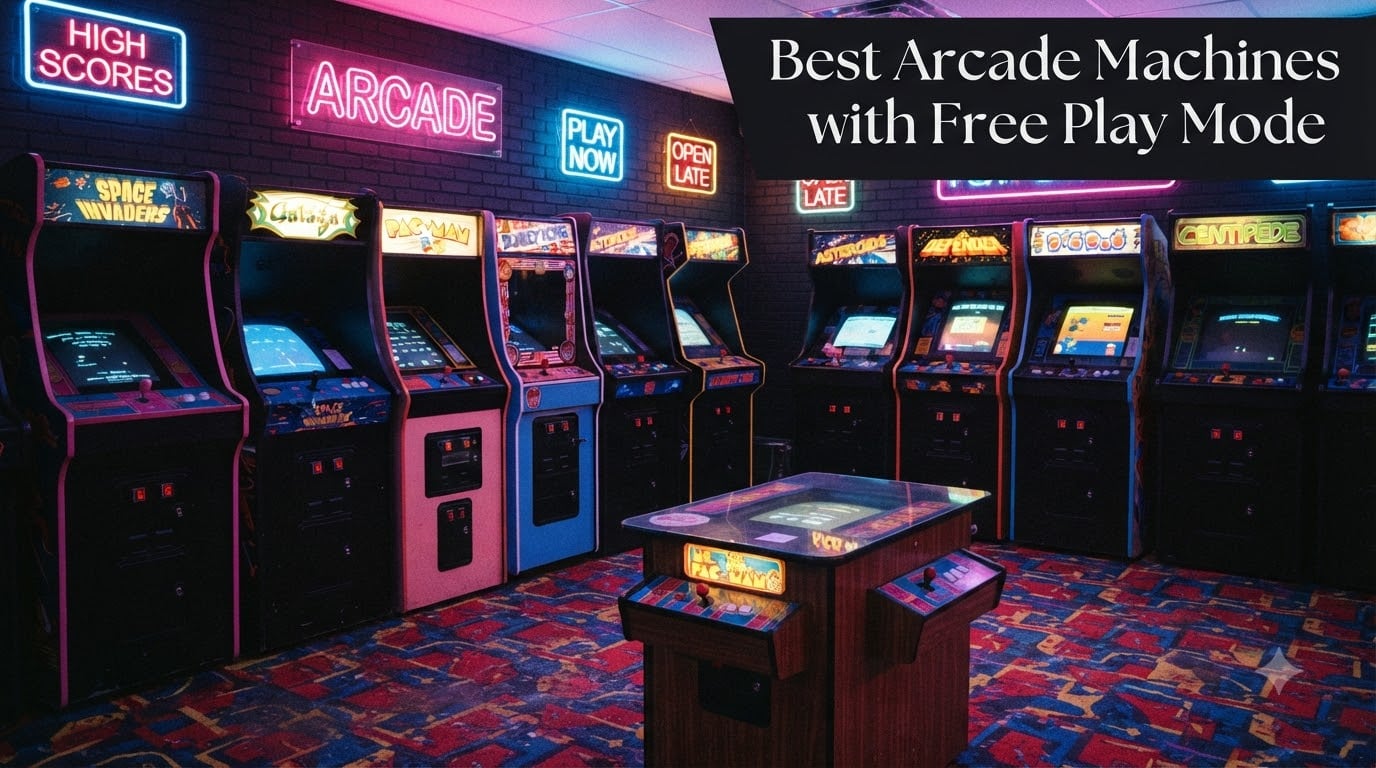 Best Arcade Machines with Free Play Mode