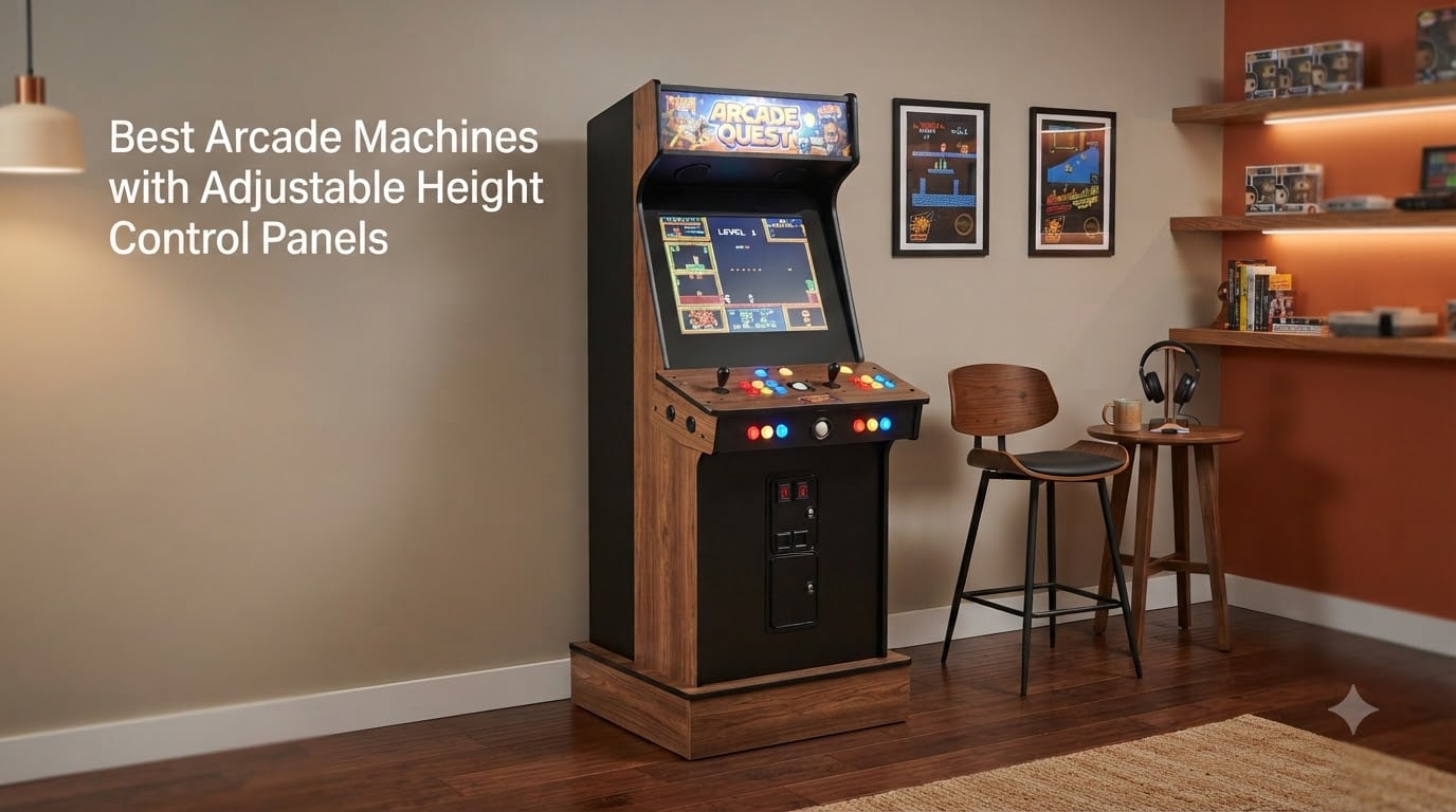Best Arcade Machines with Adjustable Height Control Panels