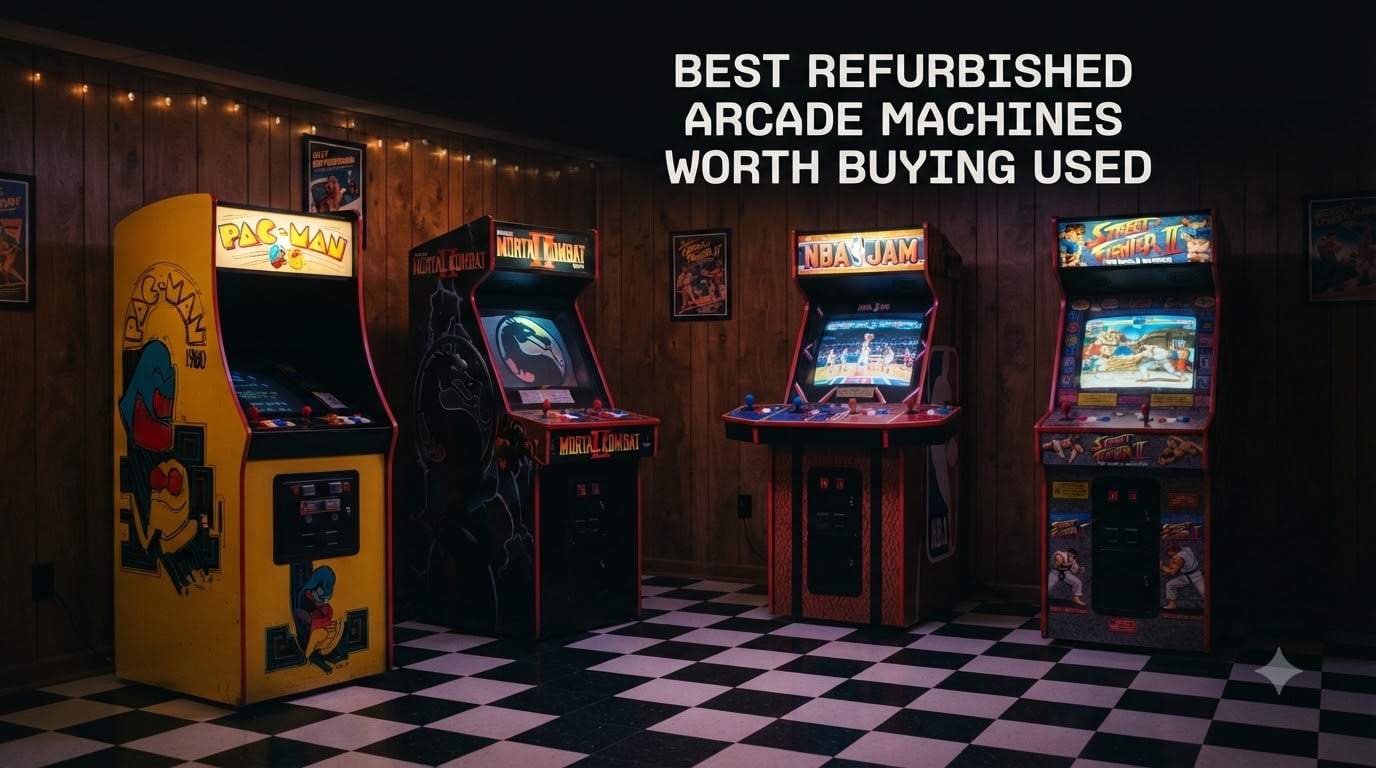 Best Refurbished Arcade Machines Worth Buying Used