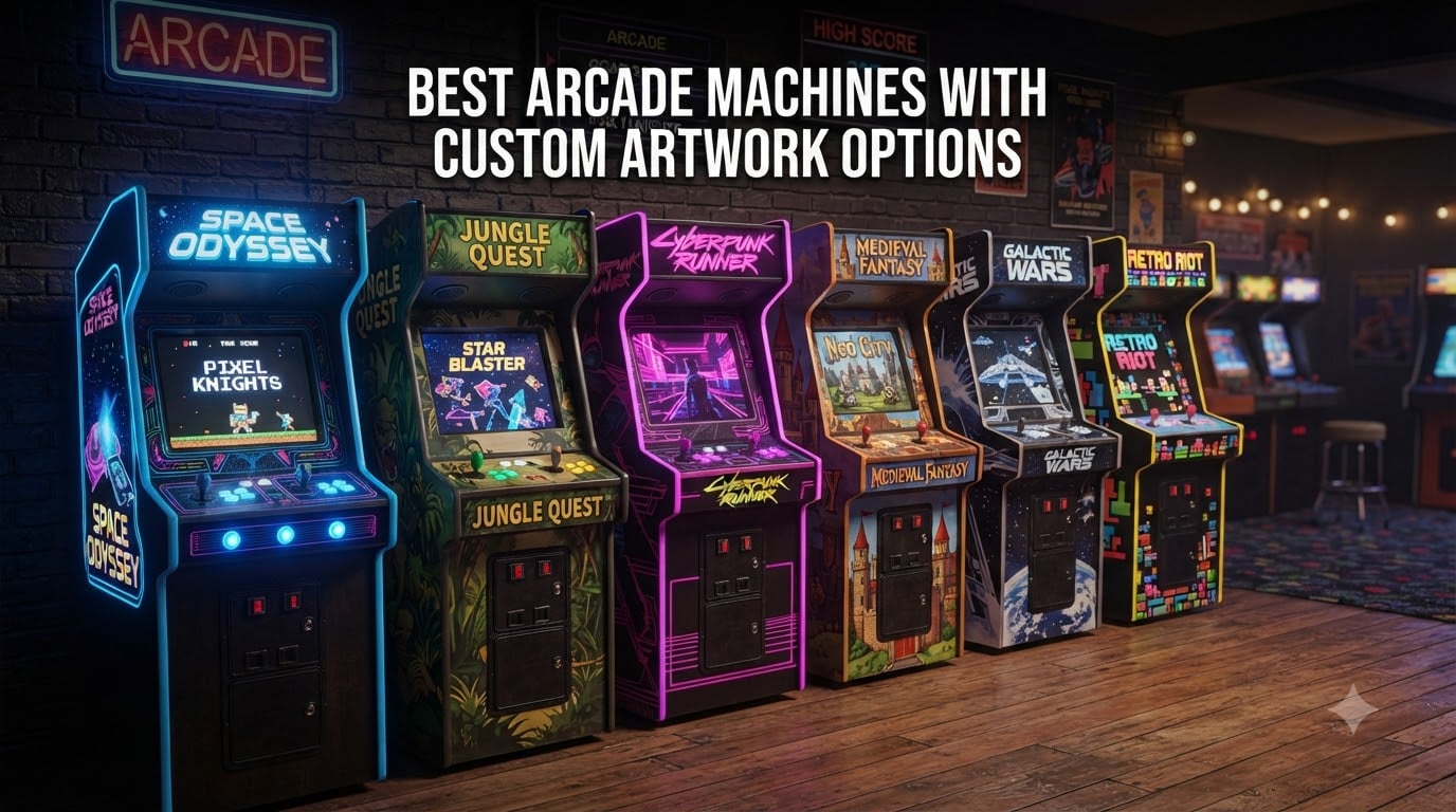 Best Arcade Machines with Custom Artwork Options