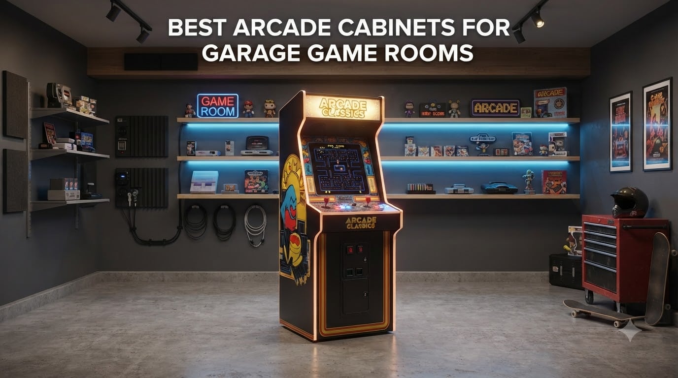 Best Arcade Cabinets for Garage Game Rooms