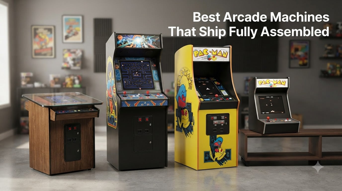 Best Arcade Machines That Ship Fully Assembled
