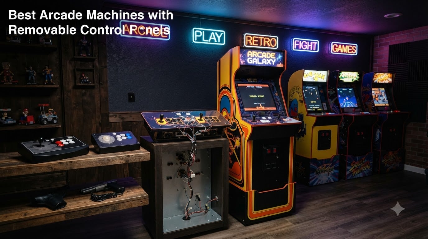 Best Arcade Machines with Removable Control Panels