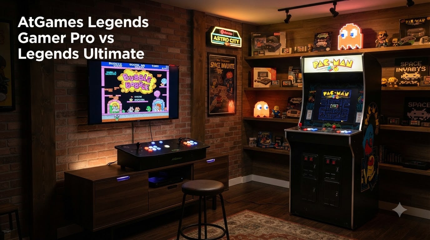 AtGames Legends Gamer Pro vs Legends Ultimate