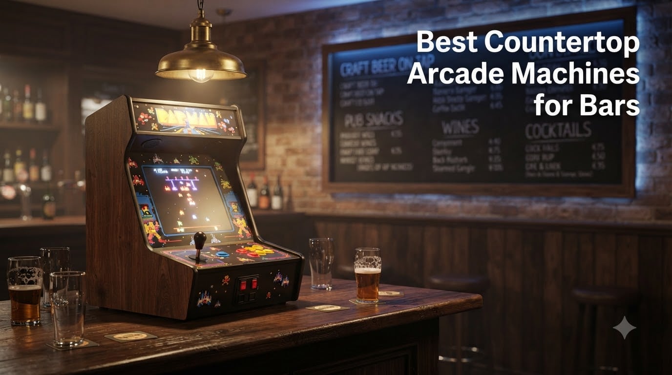 Best Countertop Arcade Machines for Bars