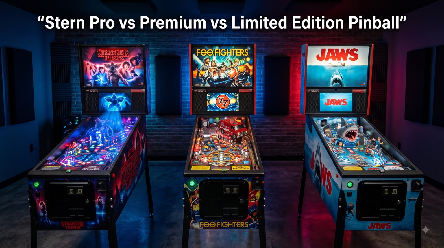 Stern Pro vs Premium vs Limited Edition Pinball