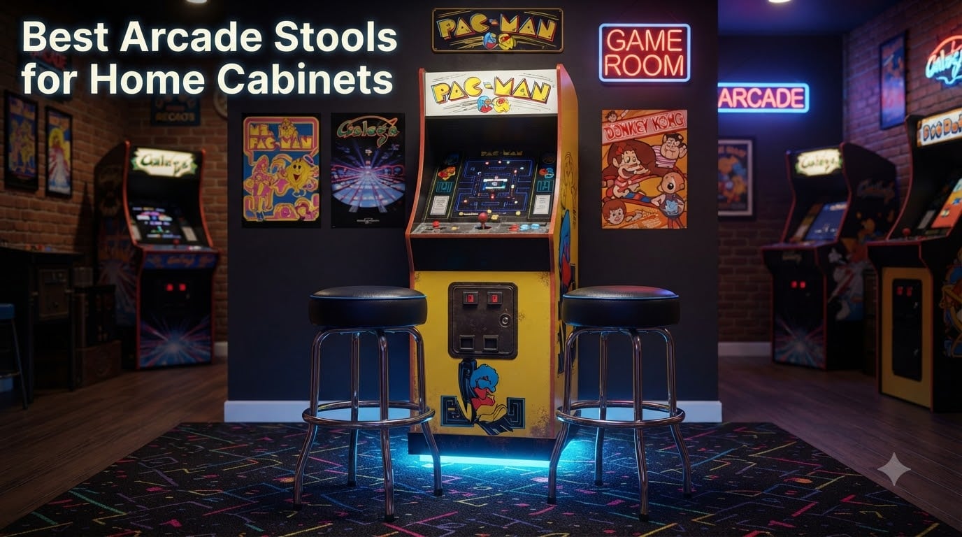 Best Arcade Stools for Home Cabinets