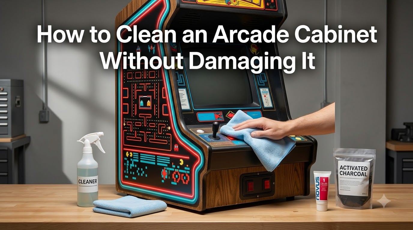 How to Clean an Arcade Cabinet Without Damaging It
