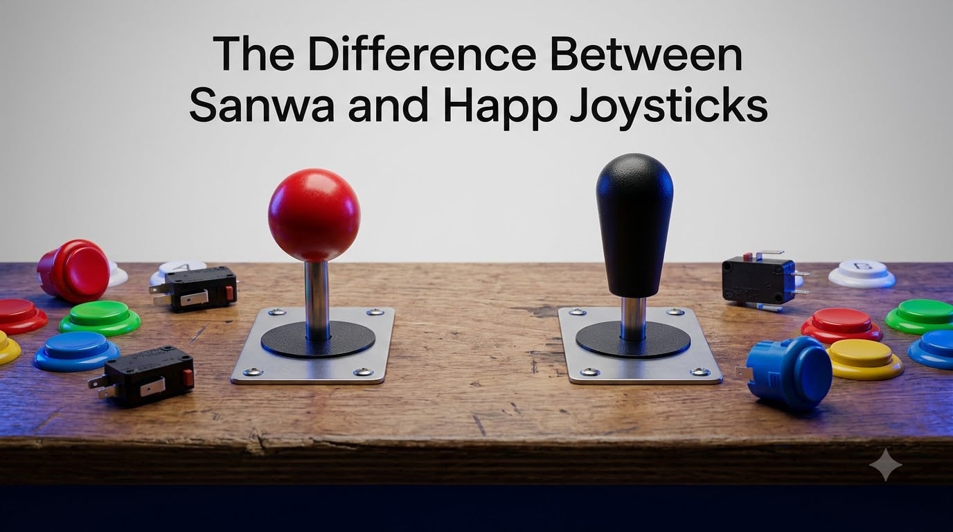 The Difference Between Sanwa and Happ Joysticks