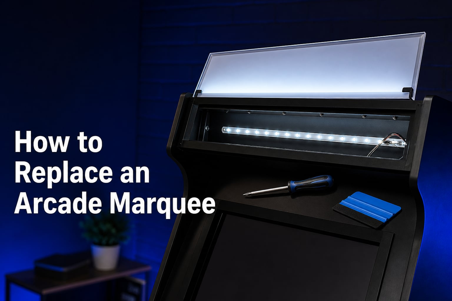 How to Replace an Arcade Marquee