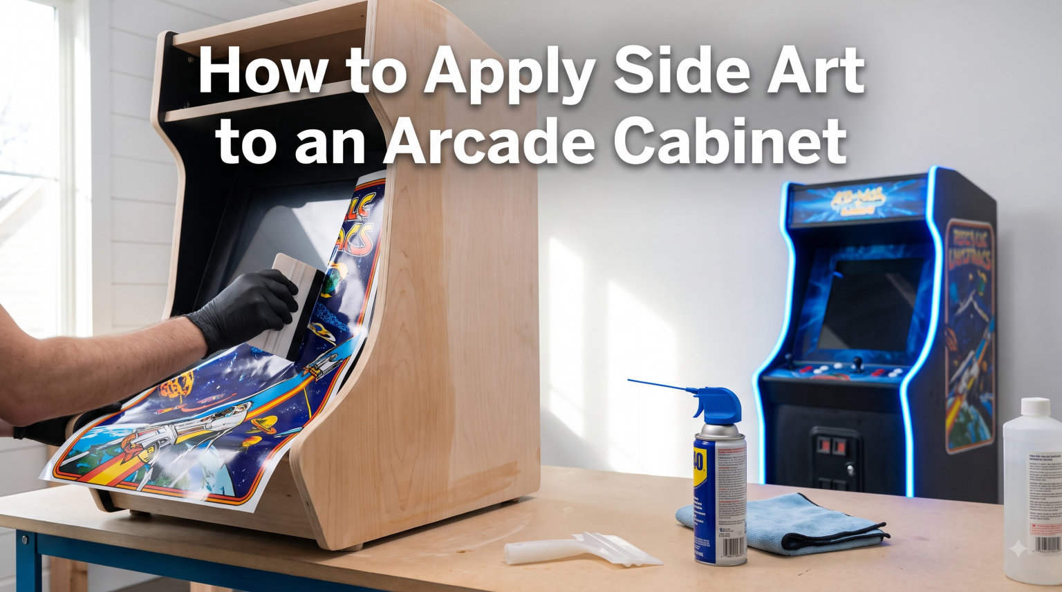 How to Apply Side Art to an Arcade Cabinet