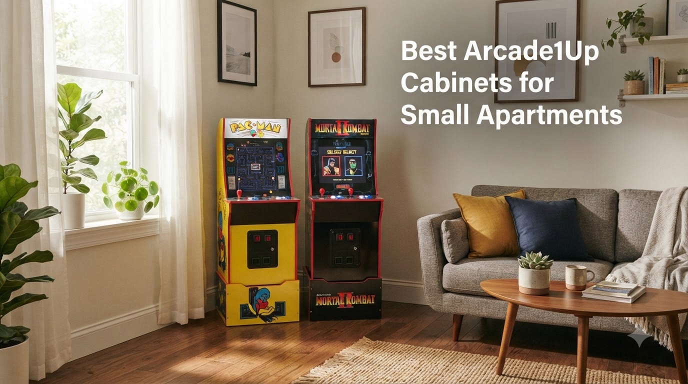 Best Arcade1Up Cabinets for Small Apartments