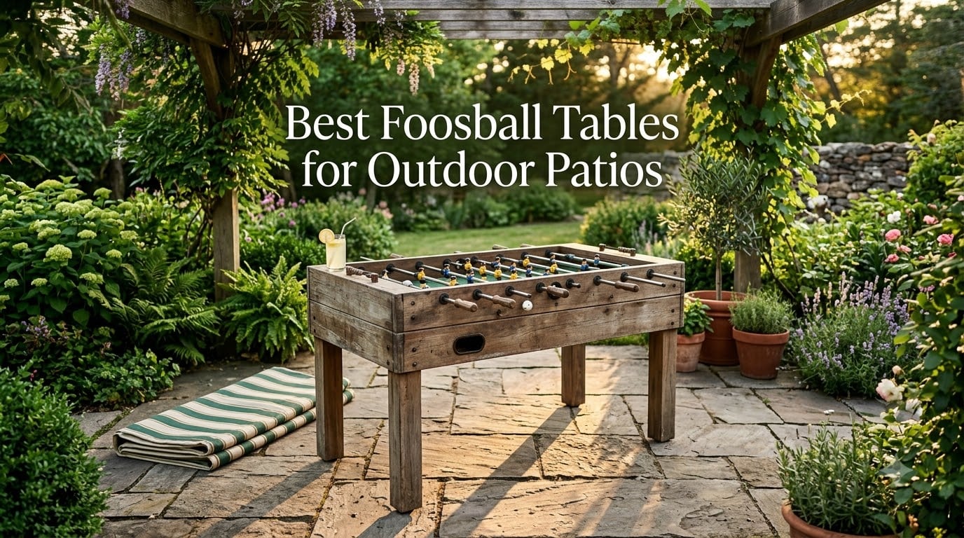 Best Foosball Tables for Outdoor Patios