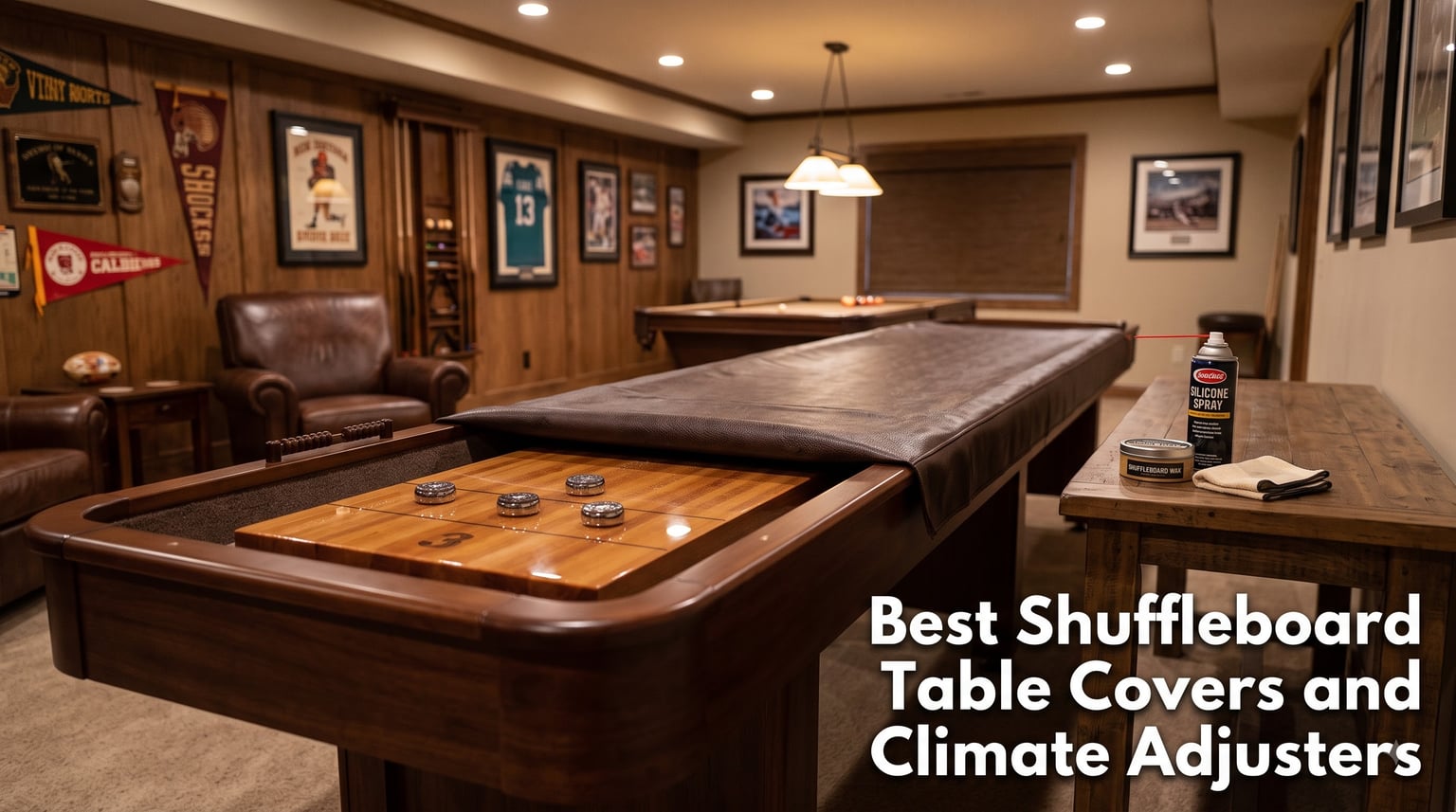 Best Shuffleboard Table Covers and Climate Adjusters