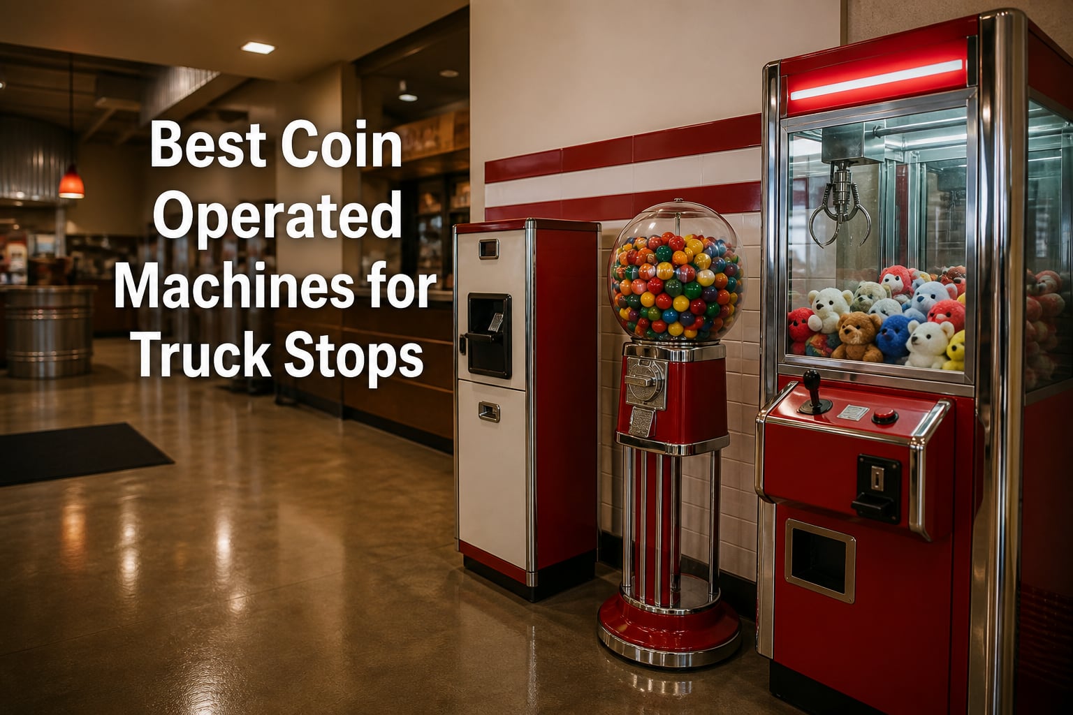 Best Coin Operated Machines for Truck Stops
