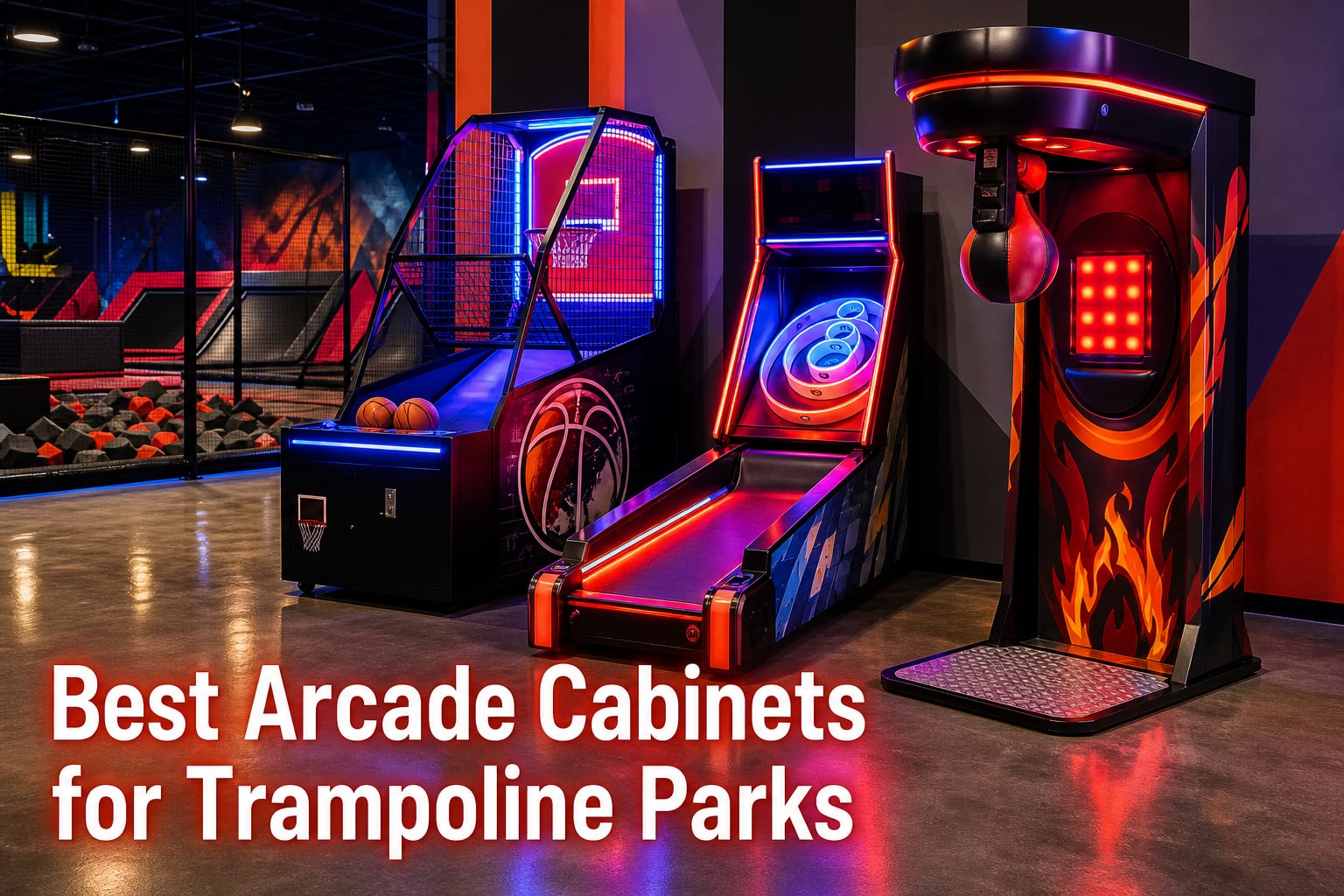Best Arcade Cabinets for Trampoline Parks