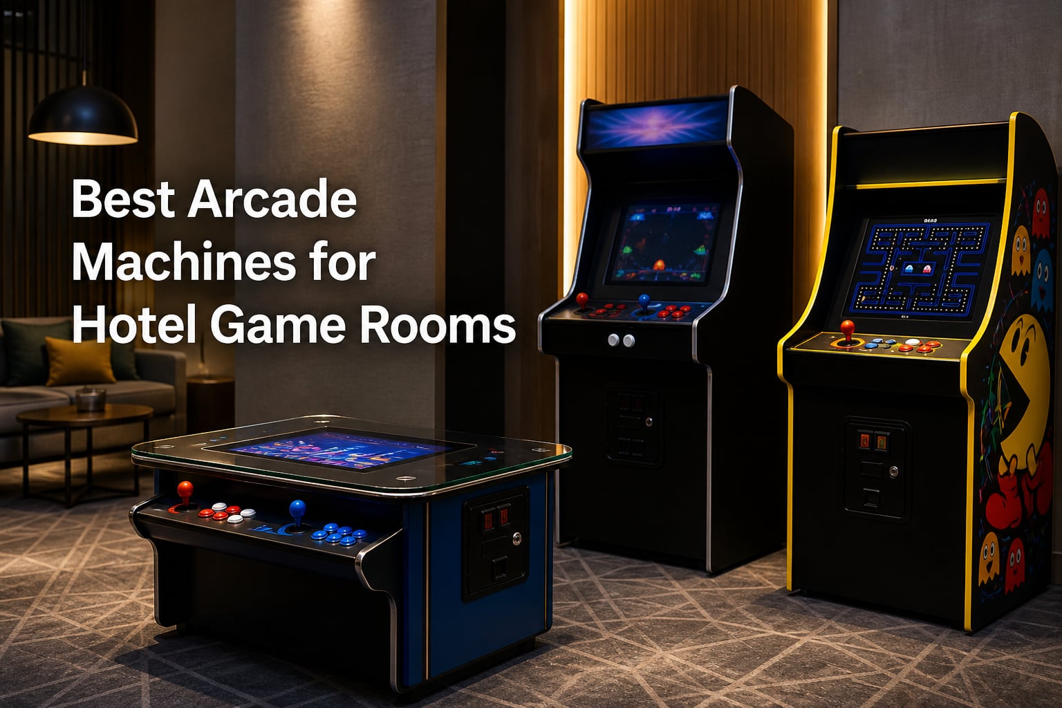 Best Arcade Machines for Hotel Game Rooms