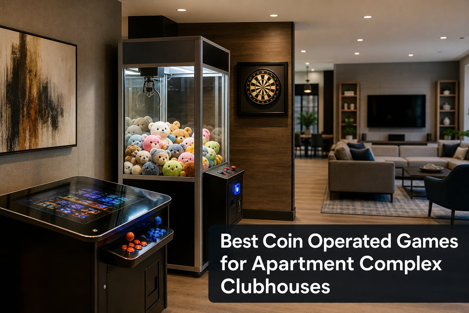 Best Coin Operated Games for Apartment Complex Clubhouses