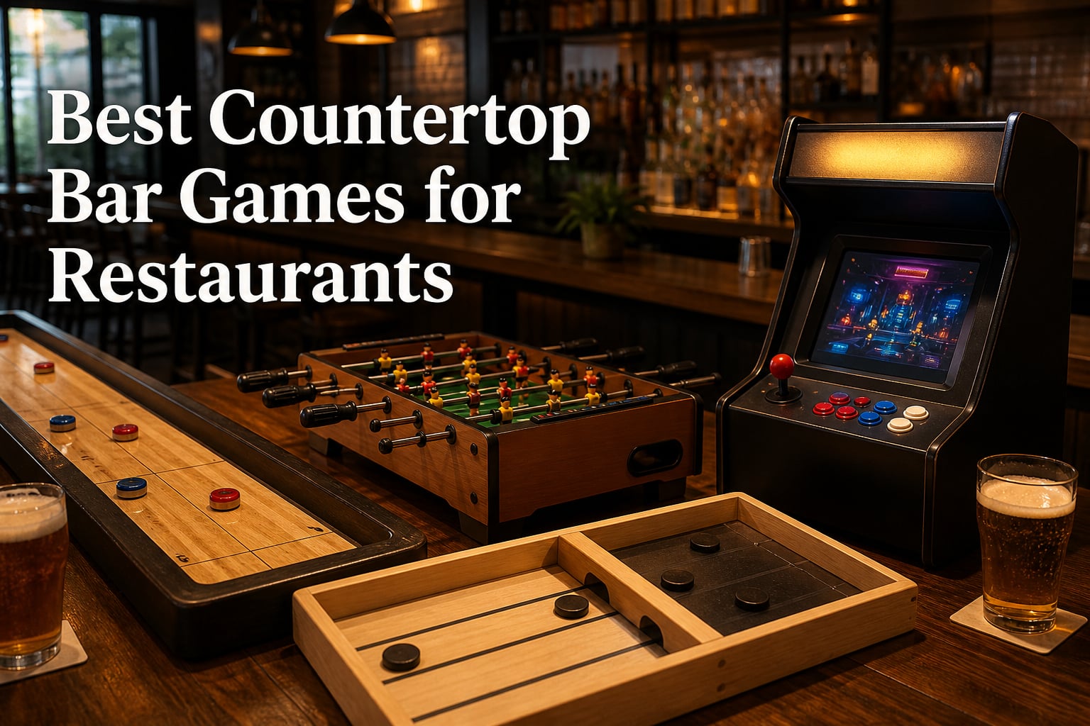 Best Countertop Bar Games for Restaurants
