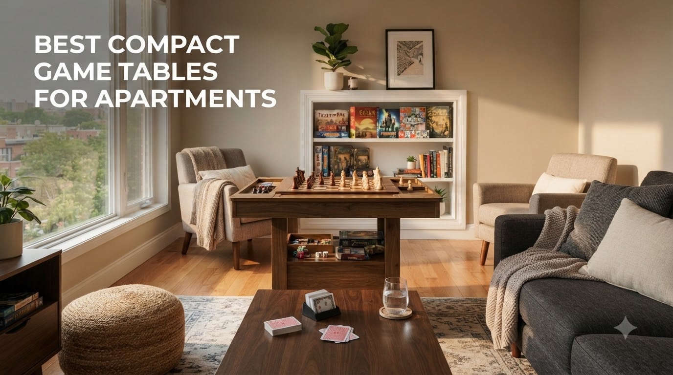 Best Compact Game Tables for Apartments