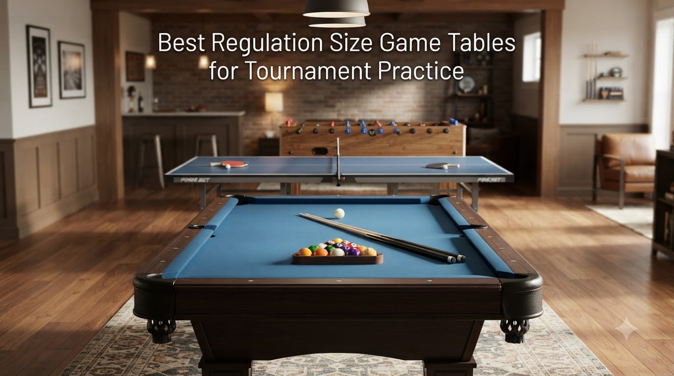 Best Regulation Size Game Tables for Tournament Practice