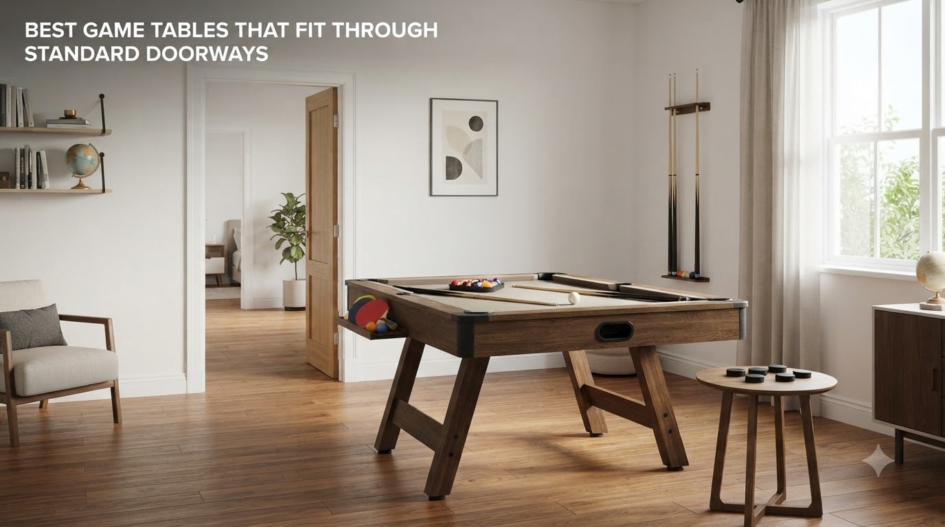 Best Game Tables That Fit Through Standard Doorways